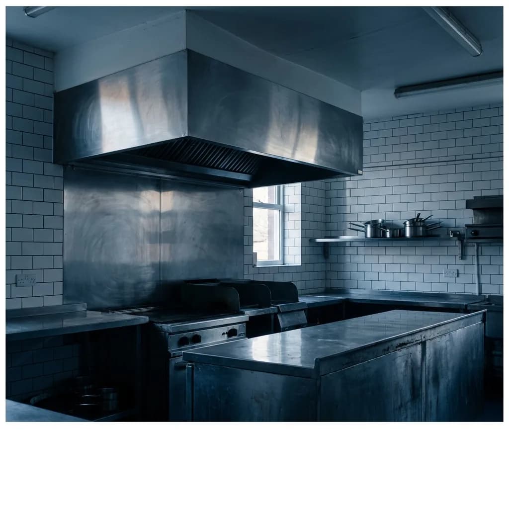Cucina professionale in acciaio inox